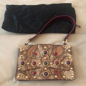 Saint Laurent Multicolor Embellished Shoulder Bag